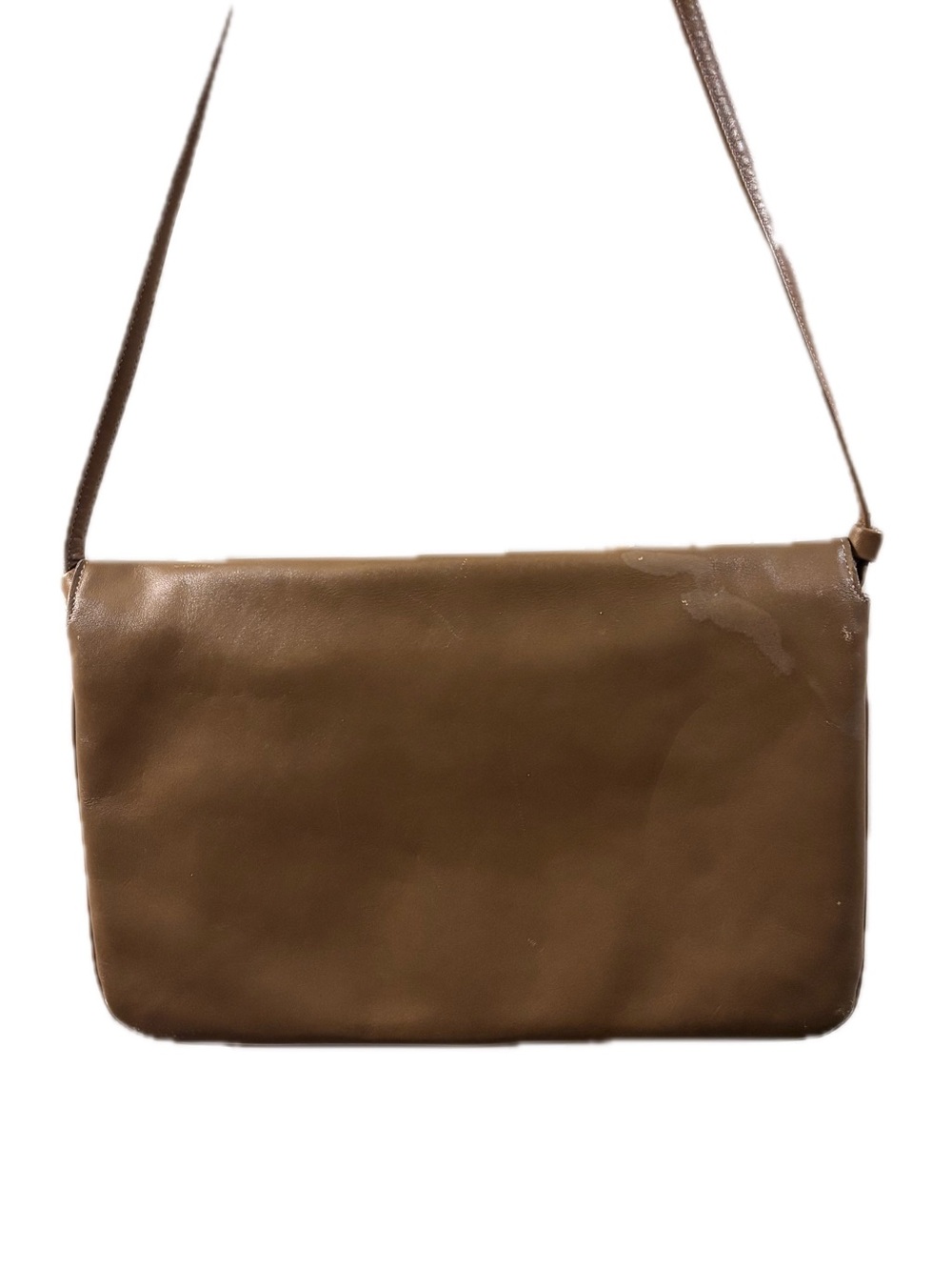 🎉BOGO 1/2🎉 Vintage Etienne Aigner Tan Leather Flap Crossbody Bag - Picture 2 of 9